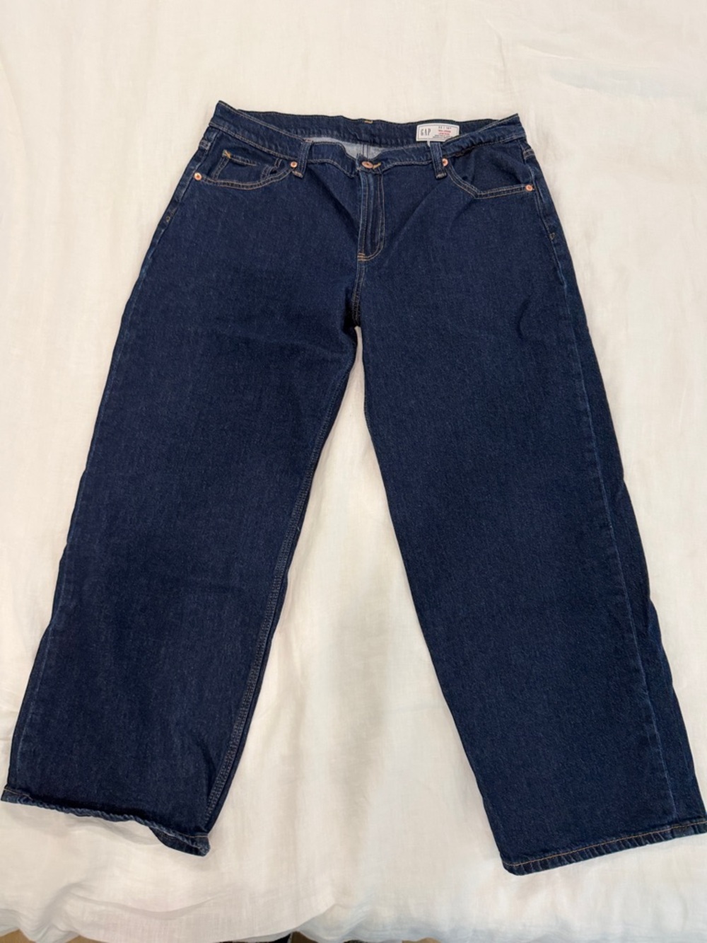 GAP Women's Dark 90’s loose low rise jeans